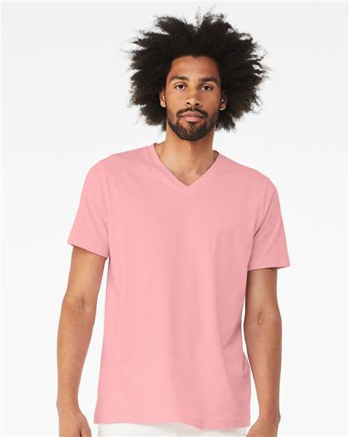 BELLA + CANVAS® - Comfortable Short Sleeve Jersey V-Neck Tee