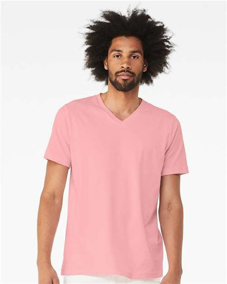 BELLA + CANVAS® - Comfortable Short Sleeve Jersey V-Neck Tee