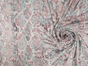 1 Yard Rayon Spandex Jersey Knit Fabric Snake Skin Print Lightweight Stretch 58/60" Width