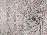 Snake Print Jersey Knit Fabric