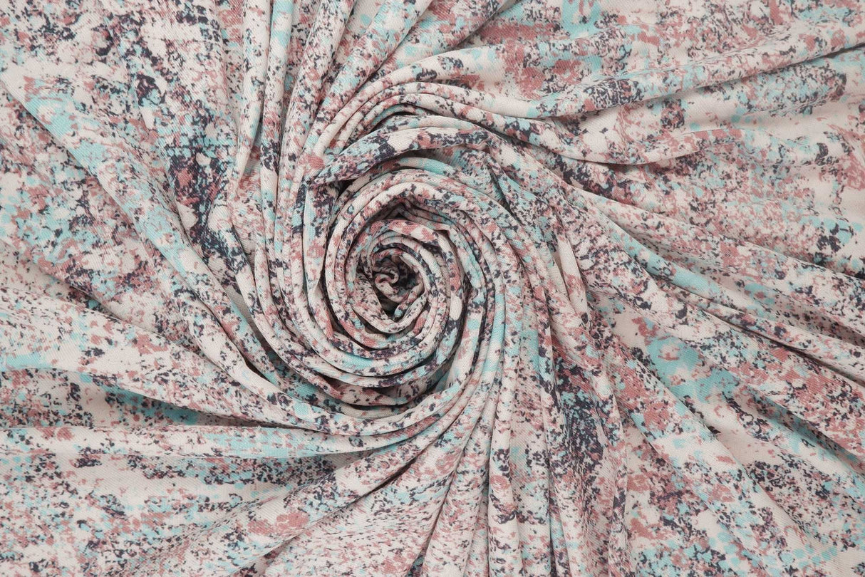 Snake Print Jersey Knit Fabric