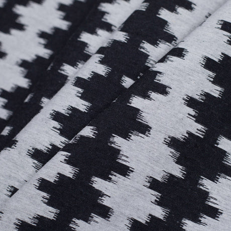 Ikat-Like Stripes Lightweight Cotton Woven