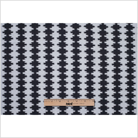 Ikat-Like Stripes Lightweight Cotton Woven