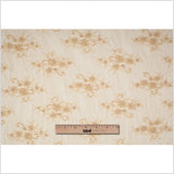 Beaded Lace - Beige Floral