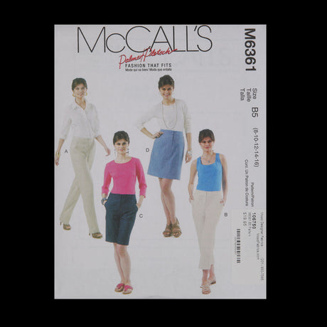 McCall's Bottom Pattern M6361 Size B5