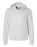 BELLA + CANVAS® Unisex Sponge Fleece Full-Zip Hoodie 52% Cotton 48% Polyester 8 oz