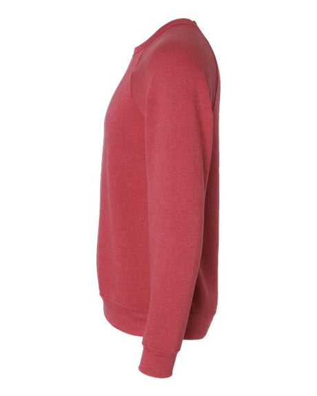 Image 1: Adult Sponge Fleece Raglan Crewneck SweatshirtImage 2: Soft adult raglan fleece pulloverImage 3: Premium casual sweatshirt designImage 4: Blank adult crewneck for printingImage 5: Comfortable fleece everyday wearImage 6: Classic raglan sweatshirt