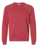 Adult Sponge Fleece Raglan Crewneck Sweatshirt