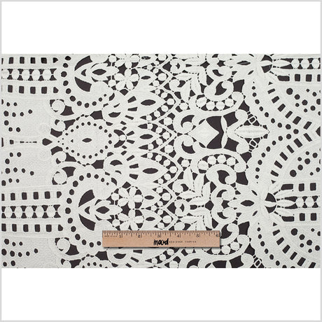 Novelty Cotton Guipure Lace - Beige