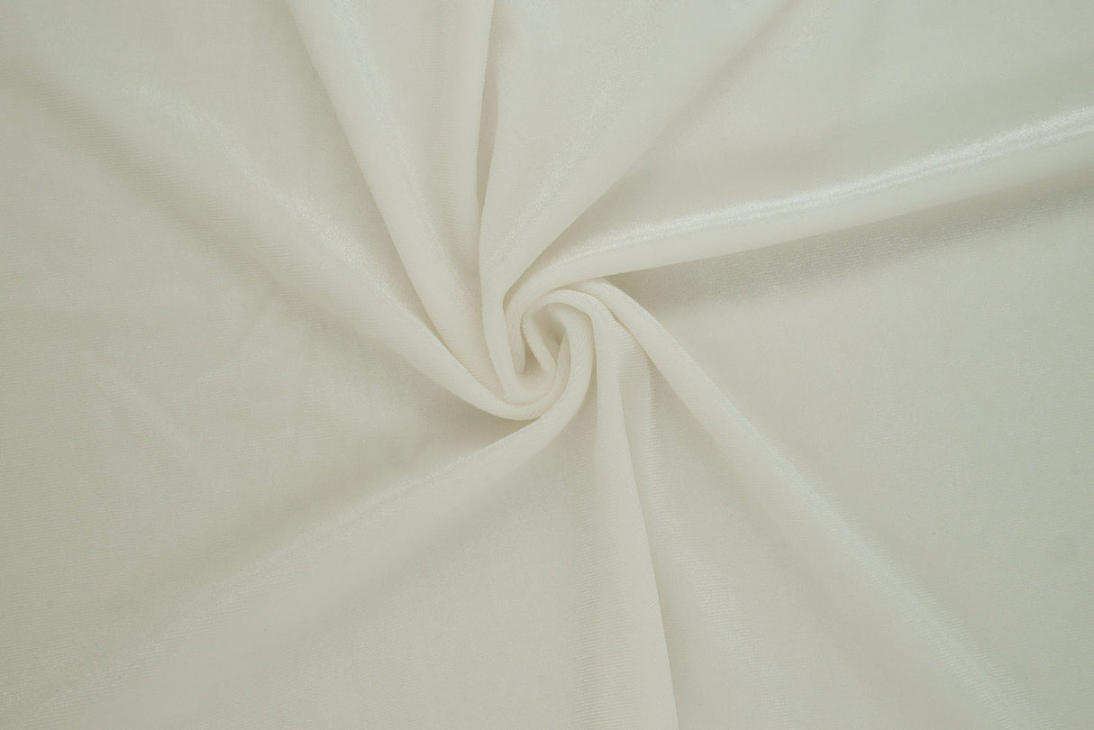 Velvet Stretch Knit Fabric Solid