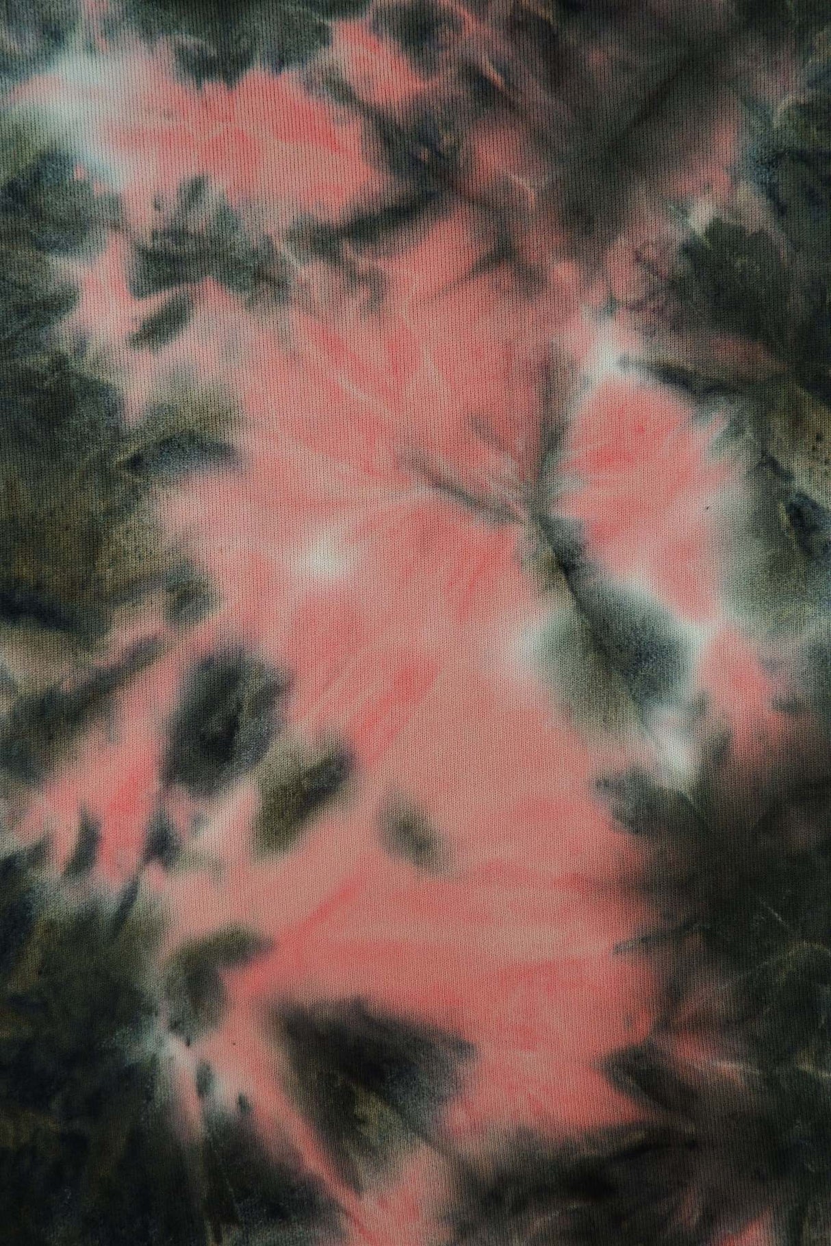 Brushed Tie-Dye Stretch Knit Fabric