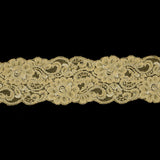 3" Yellow Stetch Lace Trim