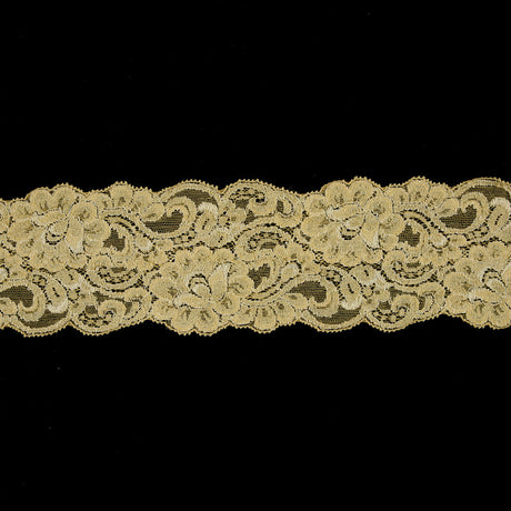 3" Yellow Stetch Lace Trim