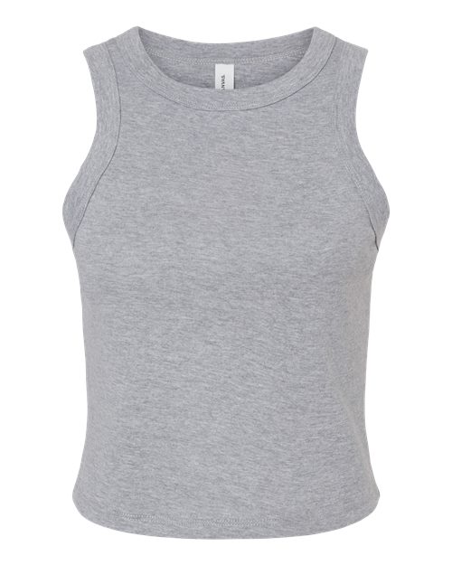 BELLA + CANVAS 1019 Women's Micro Rib Racer Tank in Athletic Heather