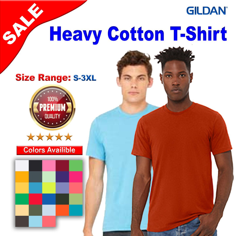 Gildan® Heavy Cotton Crewneck Short Sleeve T-Shirt