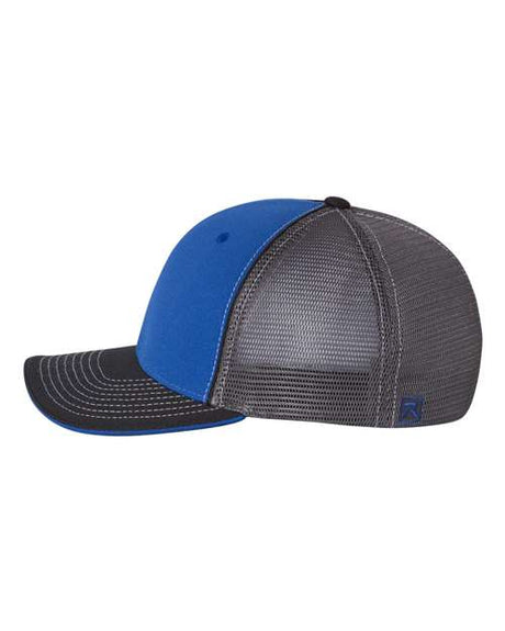 Richardson five-panel trucker rope cap with mesh back