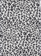 1 Yard Grey Animal Shiny Satin Fabric Lightweight 57/58 Inches Wide