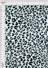 1 Yard Grey Animal Shiny Satin Fabric Lightweight 57/58 Inches Wide