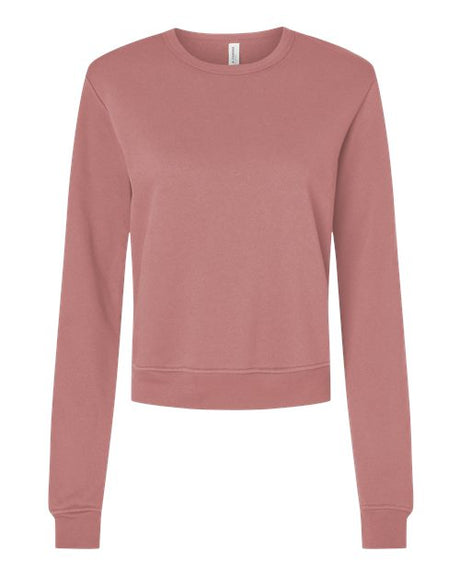 BELLA + CANVAS Women's Sponge Fleece Crewneck Sweatshirt