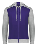 Unisex Eco Revive Three-Season Triblend Fleece Full-Zip Hooded Sweatshirt
