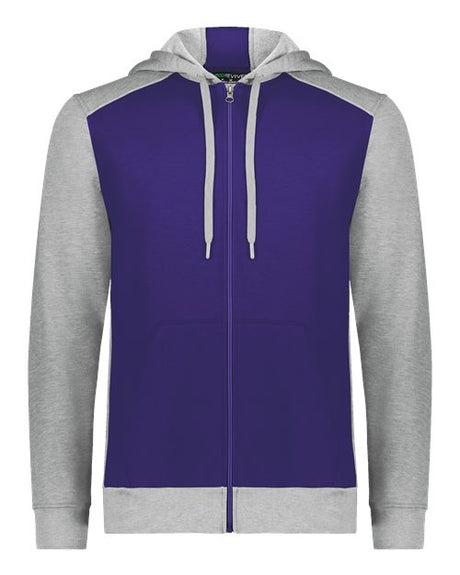 Unisex Eco Revive Three-Season Triblend Fleece Full-Zip Hooded Sweatshirt