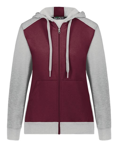 Women's Eco Revive Three-Season Triblend Fleece Full-Zip Hooded Sweatshirt