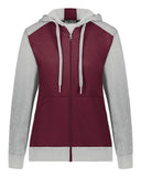Women's Eco Revive Three-Season Triblend Fleece Full-Zip Hooded Sweatshirt