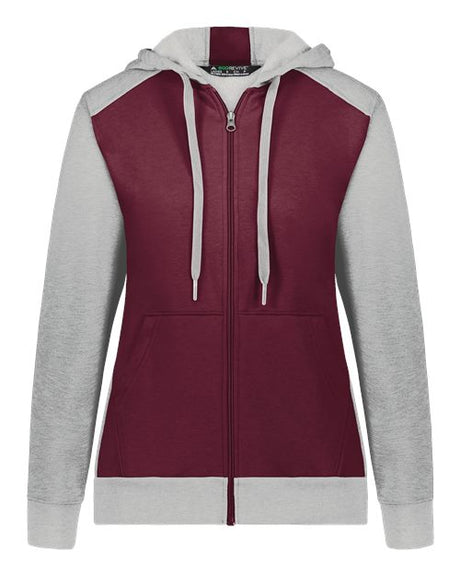 Women's Eco Revive Three-Season Triblend Fleece Full-Zip Hooded Sweatshirt