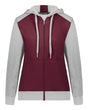 Women's Eco Revive Three-Season Triblend Fleece Full-Zip Hooded Sweatshirt