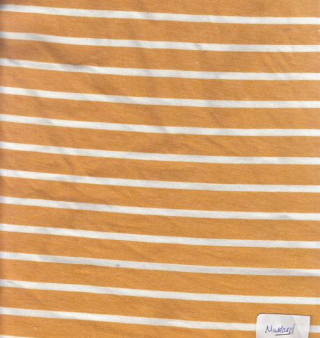 1 Yard French Terry Stripe Knit Fabric 200 GSM, 58/60? Wide Polyester Rayon Spandex Blend