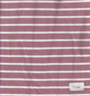 1 Yard French Terry Stripe Knit Fabric 200 GSM, 58/60'' Wide Polyester Rayon Spandex Blend