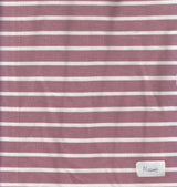 1 Yard French Terry Stripe Knit Fabric 200 GSM, 58/60? Wide Polyester Rayon Spandex Blend