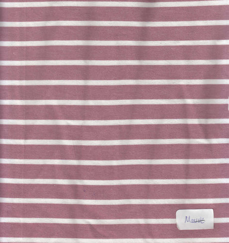 1 Yard French Terry Stripe Knit Fabric 200 GSM, 58/60? Wide Polyester Rayon Spandex Blend