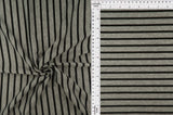 Striped Stretch Knit Fabric