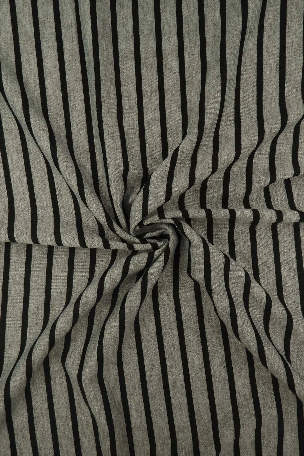1 Yard French Terry Stripe Print Knit Fabric, 58/60? Wide Poly Rayon Spandex Blend