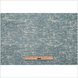 Cornflower Blue Polyester-Acrylic Flocked Woven