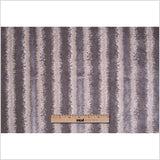 Platinum and Oxford Tan Polyester-Viscose Cut-Out Velvet