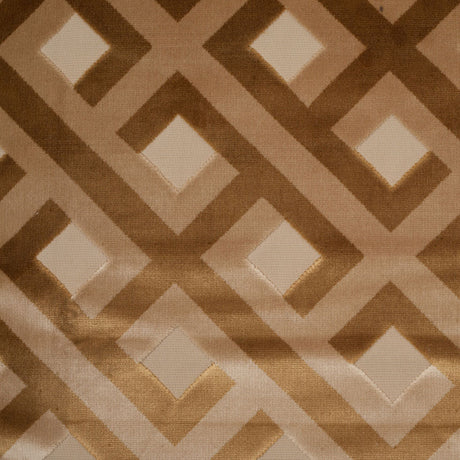 Nugget and Croissant Geometric Polyester-Acrylic Flocked Chenille