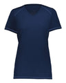 Women's Super Soft-Spun Poly V-Neck T-Shirt