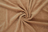 Stretch Velour Knit Fabric Solid