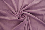 Stretch Velour Knit Fabric Solid