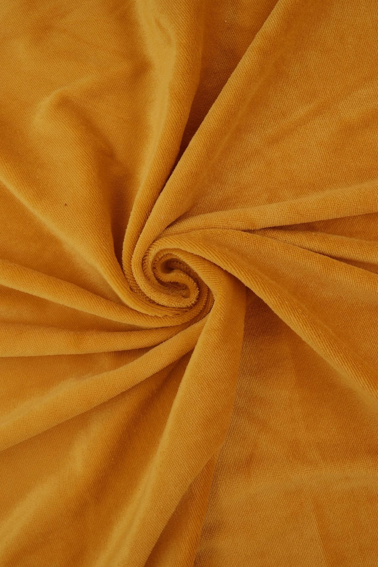 Stretch Velour Knit Fabric Solid