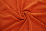 Stretch Velour Knit Fabric Solid