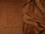 Stretch Velour Knit Fabric Solid