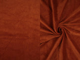 Stretch Velour Knit Fabric Solid