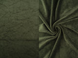 Stretch Velour Knit Fabric Solid