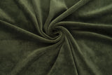 Stretch Velour Knit Fabric Solid