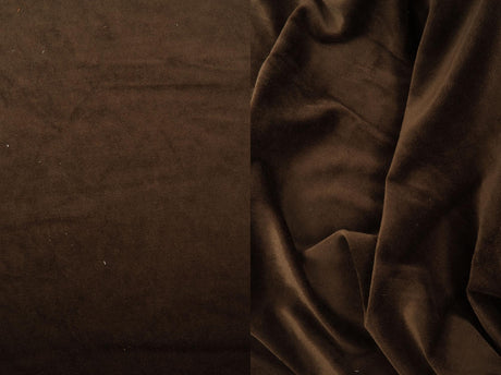 Stretch Velour Knit Fabric Solid