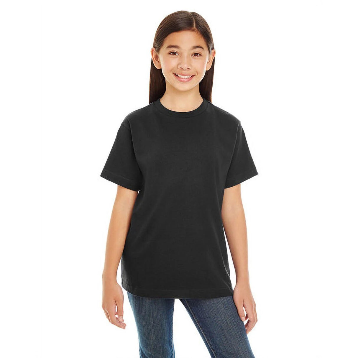 Hanes® Essential-T Crewneck Short Sleeve Youth T-Shirt