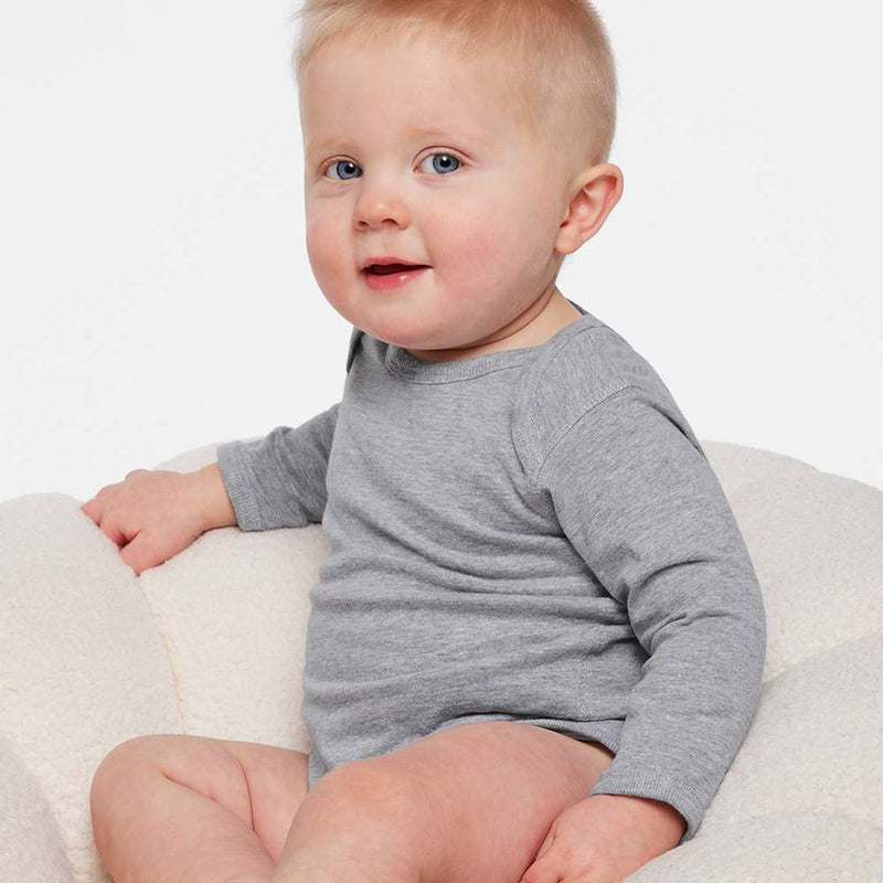 RADYAN® Infant Fine Jersey Long Sleeve Bodysuit